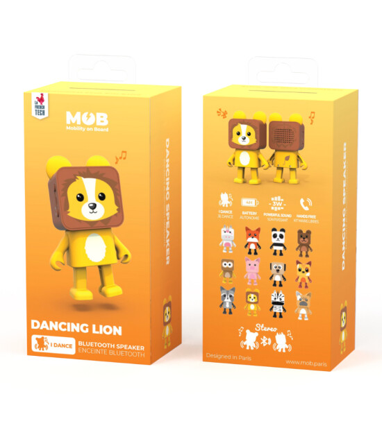 MOB Dans Eden Hayvanlar Bluetooth Hoparl&ouml;r // Aslan