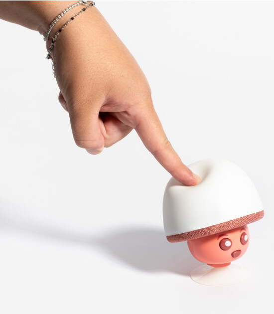 MOB Mega Mush Işıklı Bluetooth Hoparlör // Kırmızı
