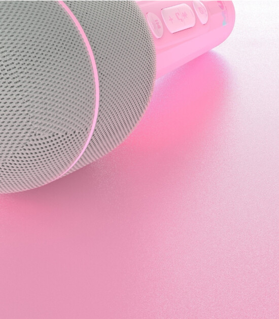 MOB Micro Groovy Bluetooth Karaoke Mikrofon // Pembe