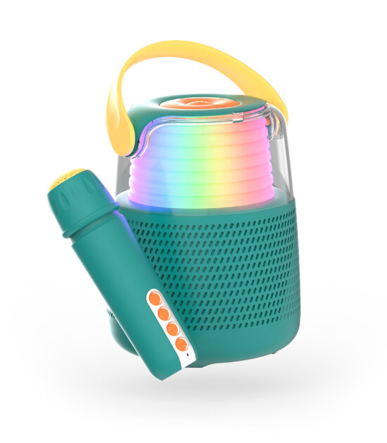 MOB Retro Ses Efektli Mikrofonlu Karaoke // Mavi