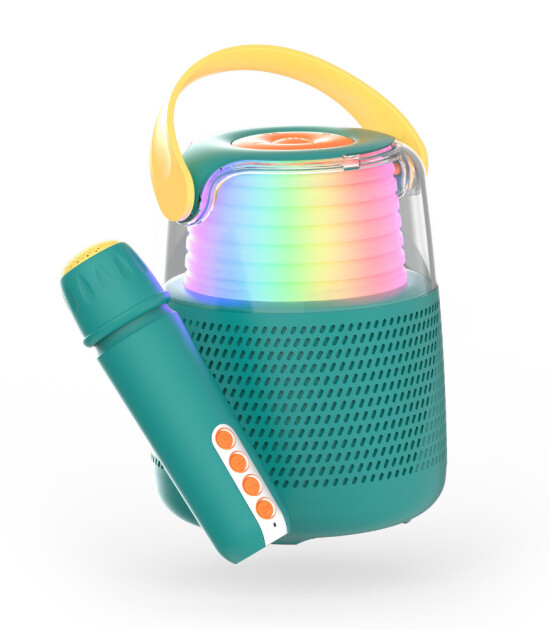 MOB Retro Ses Efektli Mikrofonlu Karaoke // Mavi