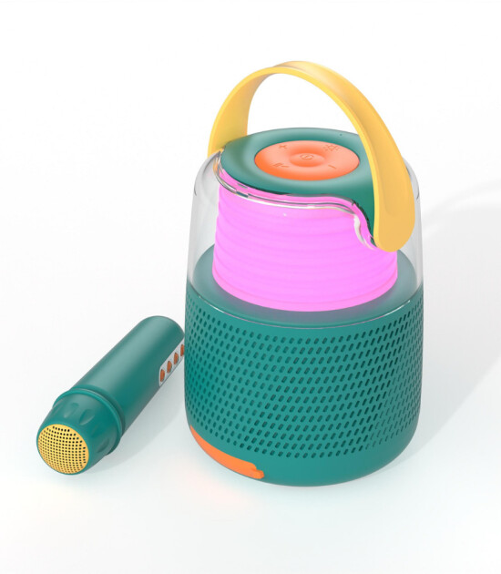 MOB Retro Ses Efektli Mikrofonlu Karaoke // Mavi