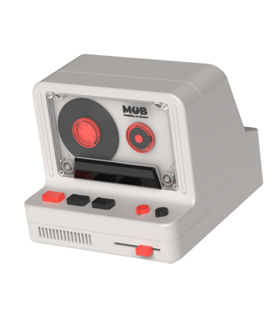 MOB Retro Kamera Bluetooth Hoparlör // Gri