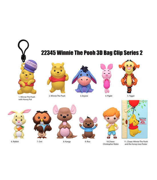 Monogram Klipsli S&uuml;rpriz Fig&uuml;r Seri 65 // Winnie The Pooh