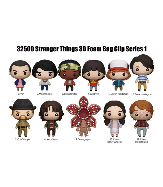 Monogram Klipsli S&uuml;rpriz Fig&uuml;r Seri 1 // Stranger Things
