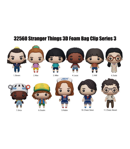 Monogram Klipsli S&uuml;rpriz Fig&uuml;r Seri 3 // Stranger Things