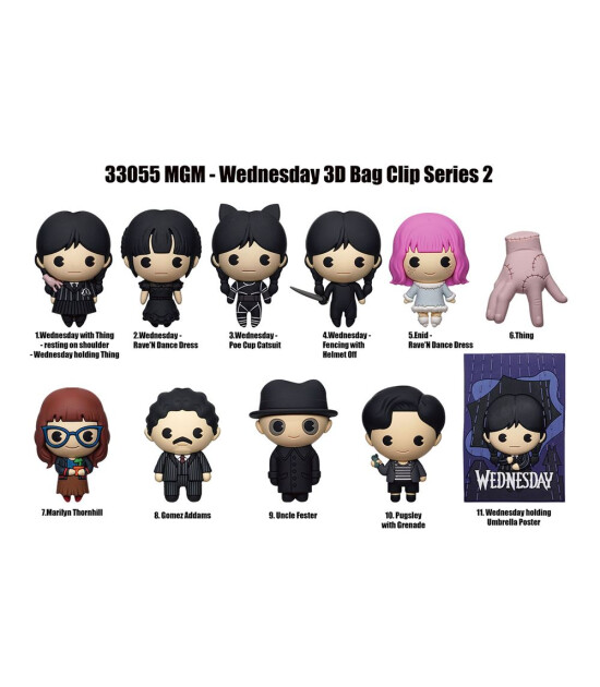 Monogram Klipsli S&uuml;rpriz Fig&uuml;r Seri 2 // Wednesday