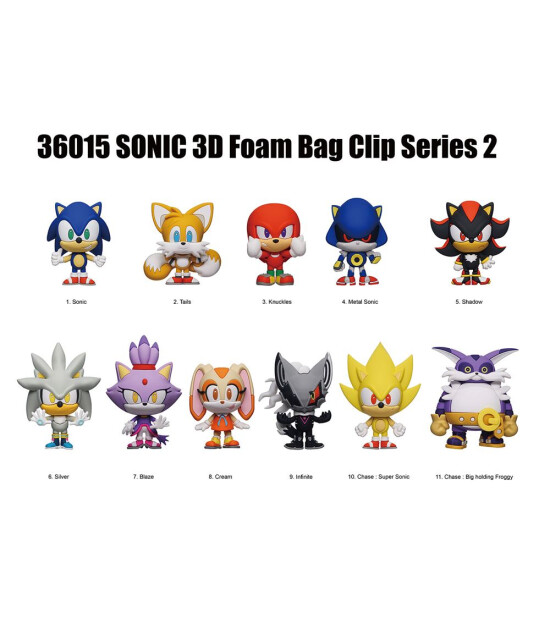 Monogram Klipsli S&uuml;rpriz Fig&uuml;r Seri 2 // Sonic The Hedgehog