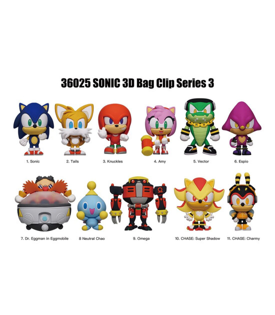 Monogram Klipsli S&uuml;rpriz Fig&uuml;r Seri 3 // Sonic The Hedgehog
