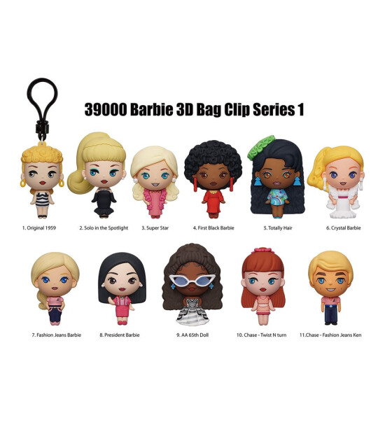 Monogram Klipsli S&uuml;rpriz Fig&uuml;r Seri 1 // Barbie