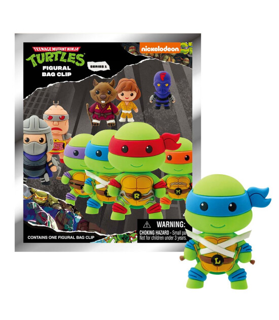 Monogram Klipsli S&uuml;rpriz Fig&uuml;r Seri 1 // Ninja Turtles