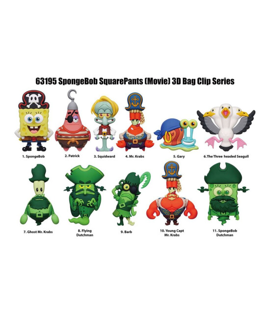 Monogram Klipsli S&uuml;rpriz Fig&uuml;r Seri // S&uuml;nger Bob