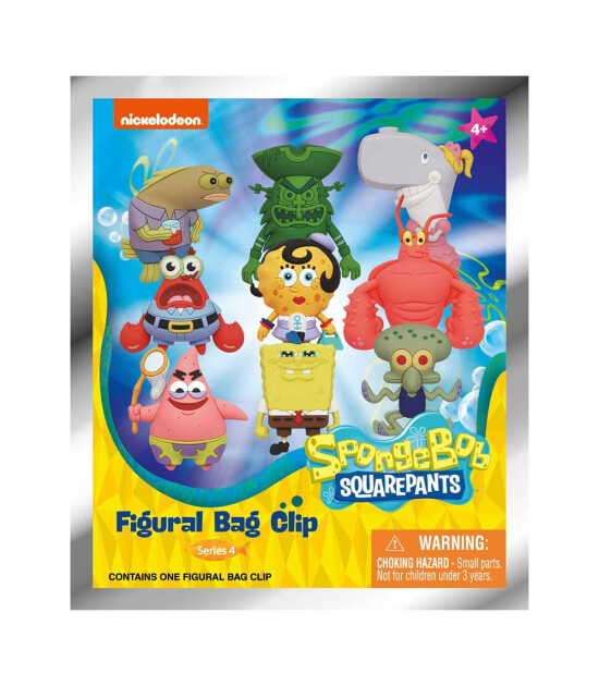 Monogram Klipsli S&uuml;rpriz Fig&uuml;r Seri 4 // S&uuml;nger Bob