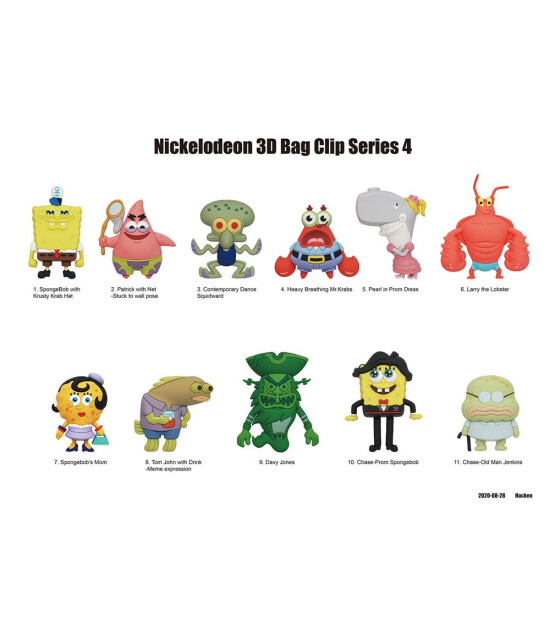 Monogram Klipsli S&uuml;rpriz Fig&uuml;r Seri 4 // S&uuml;nger Bob