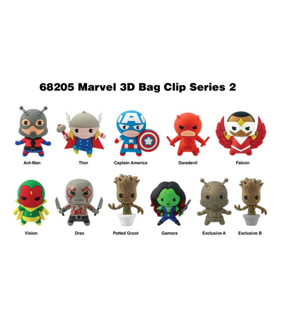Monogram Klipsli S&uuml;rpriz Fig&uuml;r Seri 2 // Marvel