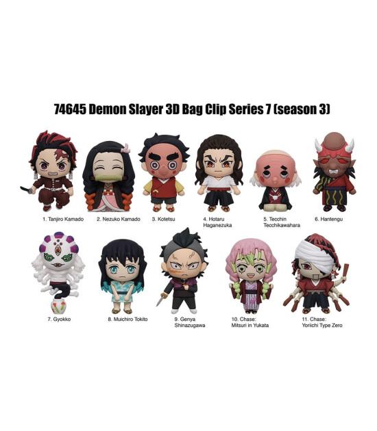 Monogram Klipsli S&uuml;rpriz Fig&uuml;r Seri 7 // Demon Slayer