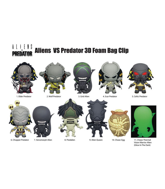 Monogram Klipsli S&uuml;rpriz Fig&uuml;r Seri // Alien Predator'a Karşı