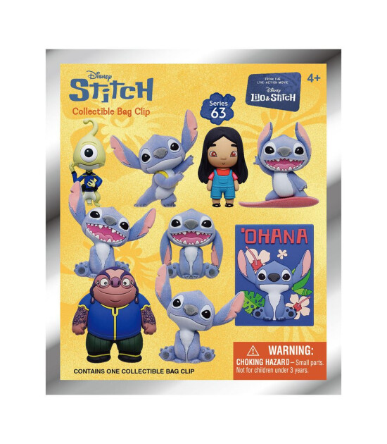 Monogram Klipsli S&uuml;rpriz Fig&uuml;r Seri 63 // Lilo ve Stitch