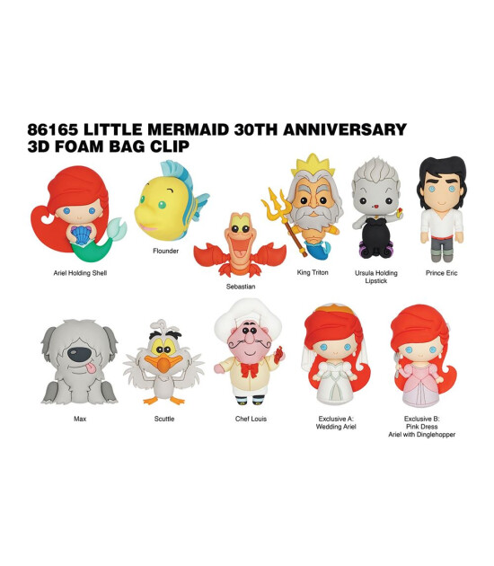 Monogram Klipsli S&uuml;rpriz Fig&uuml;r Seri 25 // Disney K&uuml;&ccedil;&uuml;k Deniz Kızı