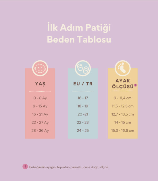 Morgedan Kaydırmaz İlk Adım Patik // Omelette