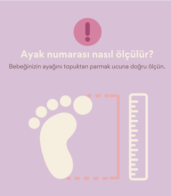 Morgedan Kaydırmaz İlk Adım Patik // Mini Burgers