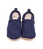 Morgedan Kaydırmaz İlk Adım Patik // Lacivert Denim - Puantiye