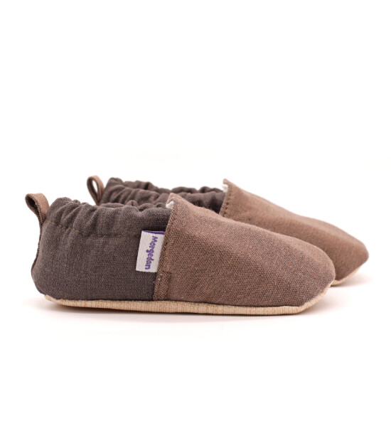 Morgedan Kaydırmaz İlk Adım Patik // Latte Denim