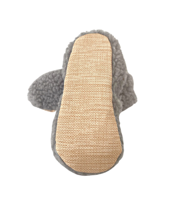 Morgedan Kaydırmaz İlk Adım Patik // Gri Peluş