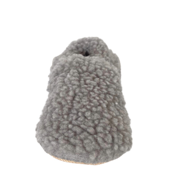 Morgedan Kaydırmaz İlk Adım Patik // Gri Peluş