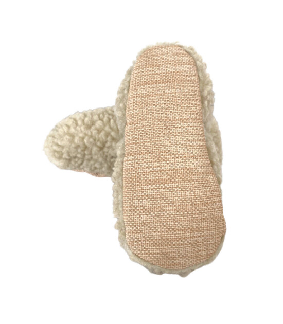 Morgedan Kaydırmaz İlk Adım Patik // Krem Peluş