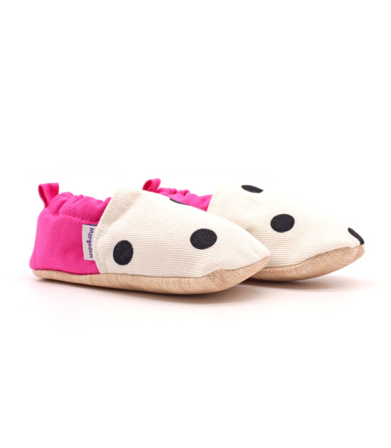 Morgedan Kaydırmaz İlk Adım Patik // Pembe - Puantiye