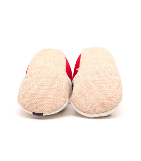 Morgedan Kaydırmaz İlk Adım Patik // Kırmızı - Puantiye