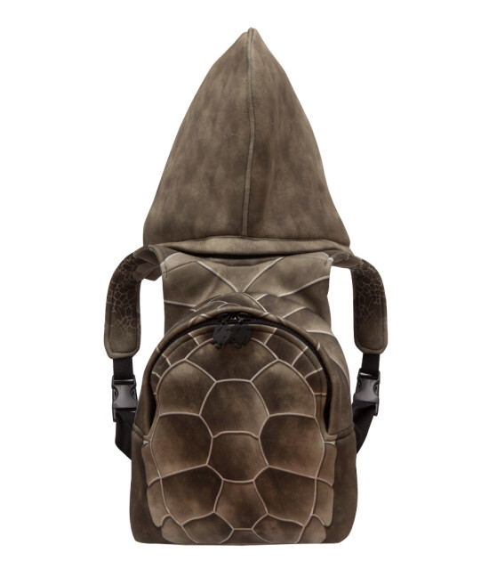Morikukko Kapüşonlu Mini Sırt Çanta // Turtle