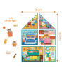 Moritoys 6in1 Puzzle // My Dream House (2-3-4-6-8-10 Parça)