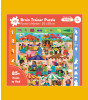 Moritoys Brain Trainer Puzzle // Farmer's Market (48 Parça)