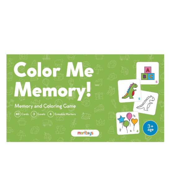 moritoys Color Me Memory - Boyamalı Hafıza ve Hız Oyunu