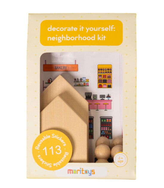 moritoys Decorate it Yourself - Ahşap Kasabanı Yarat