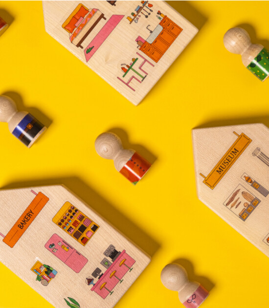 moritoys Decorate it Yourself - Ahşap Kasabanı Yarat