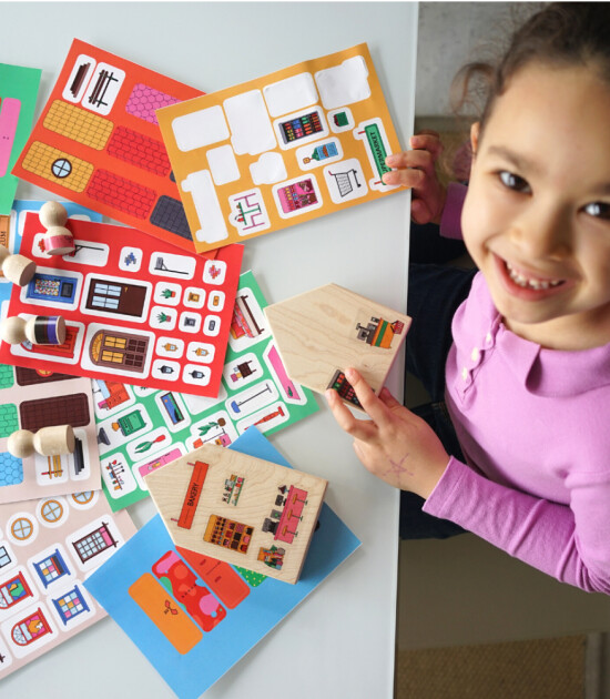 moritoys Decorate it Yourself - Ahşap Kasabanı Yarat