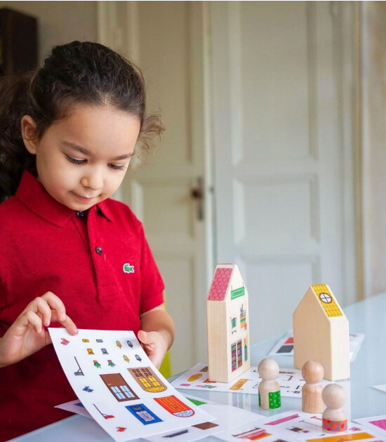 moritoys Decorate it Yourself - Ahşap Kasabanı Yarat