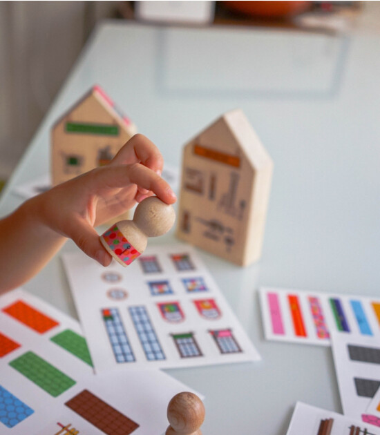 moritoys Decorate it Yourself - Ahşap Kasabanı Yarat