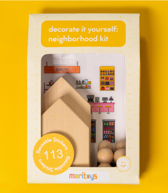 moritoys Decorate it Yourself - Ahşap Kasabanı Yarat