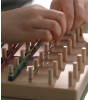 moritoys GeoBoard - Lastikli Montessori Geometri Ahşap Oyunu