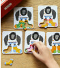 moritoys Giant Socks Gorilla - Hafıza, Eşleştirme ve Puzzle Oyunu