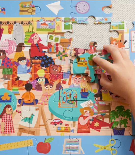 moritoys Look & Find Puzzle // Kindergarten (36 Parça)