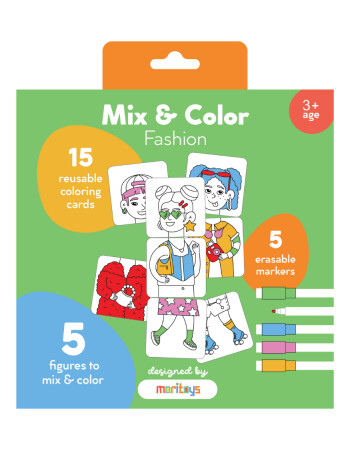 Moritoys Mix & Color - Karıştır ve Boya Puzzle // Fashion
