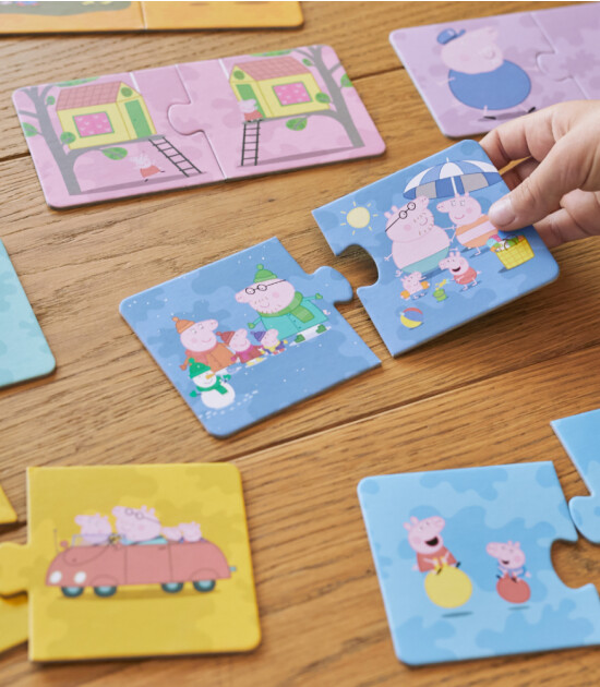 moritoys Peppa Pig Duo Puzzle Set // Opposites (2 Parça)