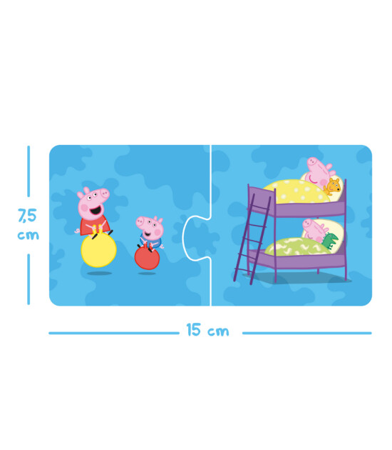 moritoys Peppa Pig Duo Puzzle Set // Opposites (2 Parça)