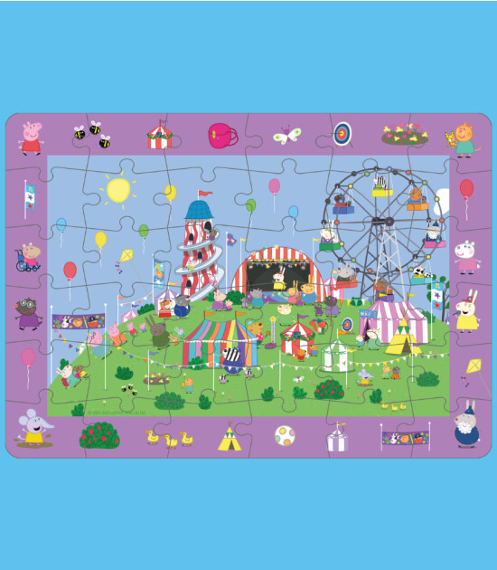 moritoys Peppa Pig Look & Find Puzzle // Children's Festival (36 Parça)