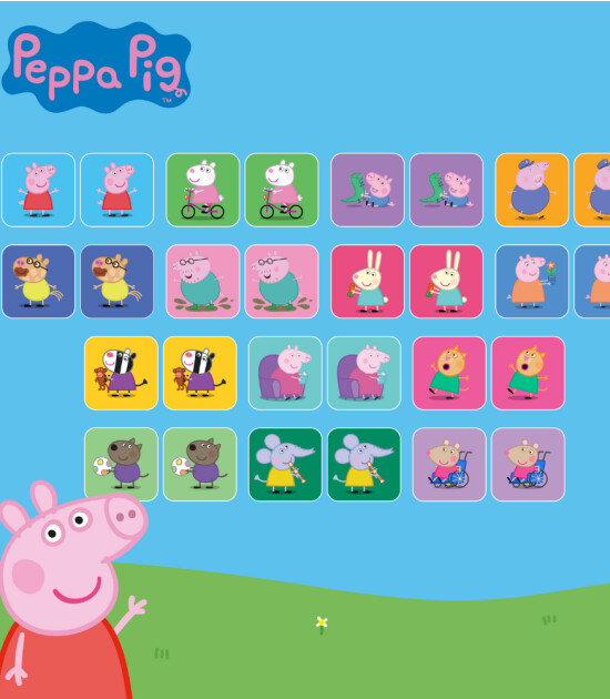 moritoys Peppa Pig Memory Card Game (28 Kart)